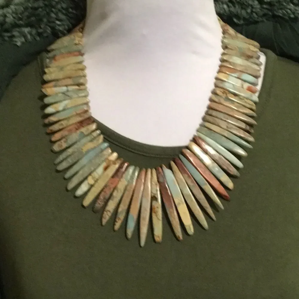 Gorgeous Boulder opal necklace